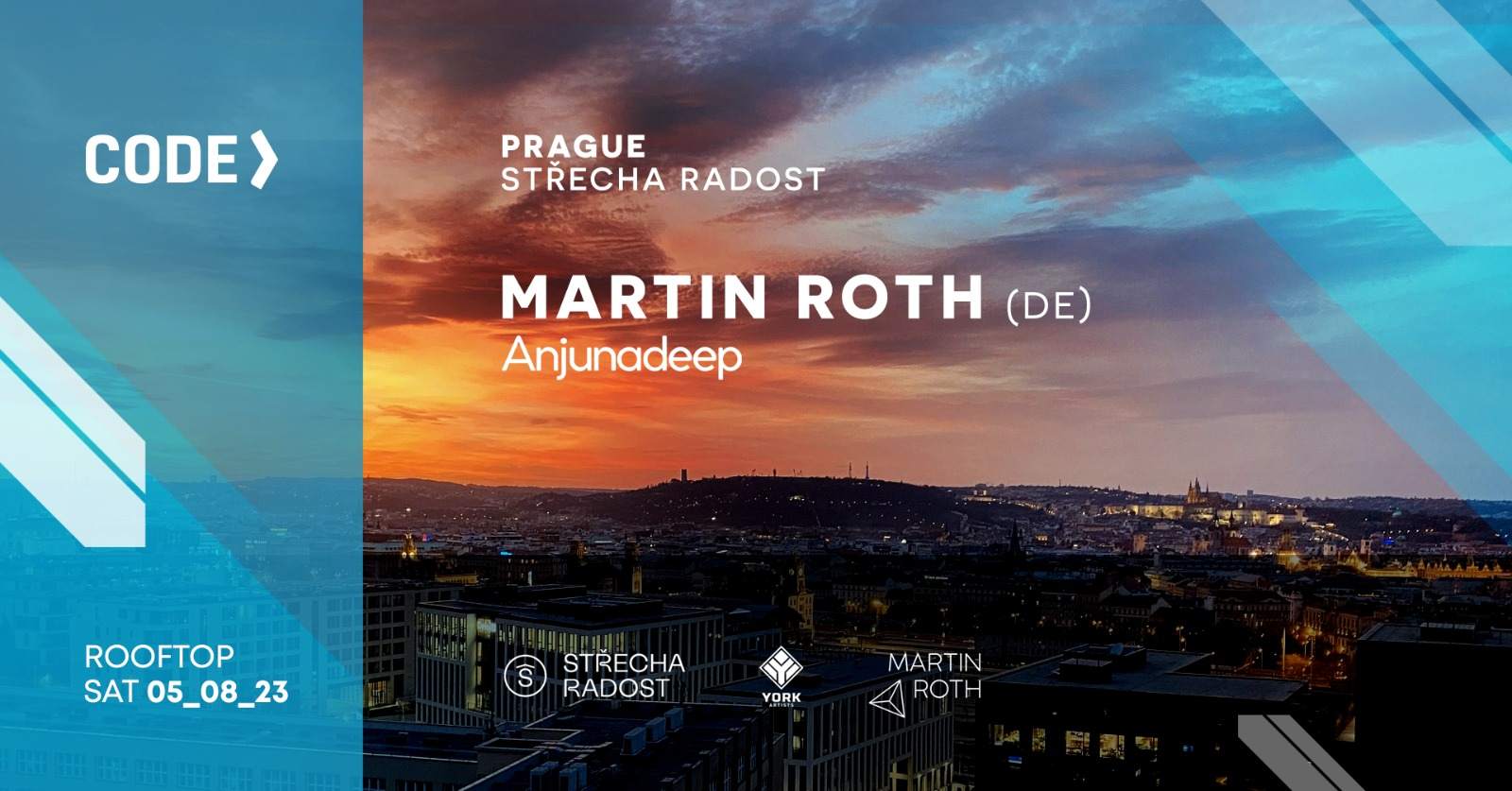 CODE Rooftop w./ Martin Roth - フライヤー表