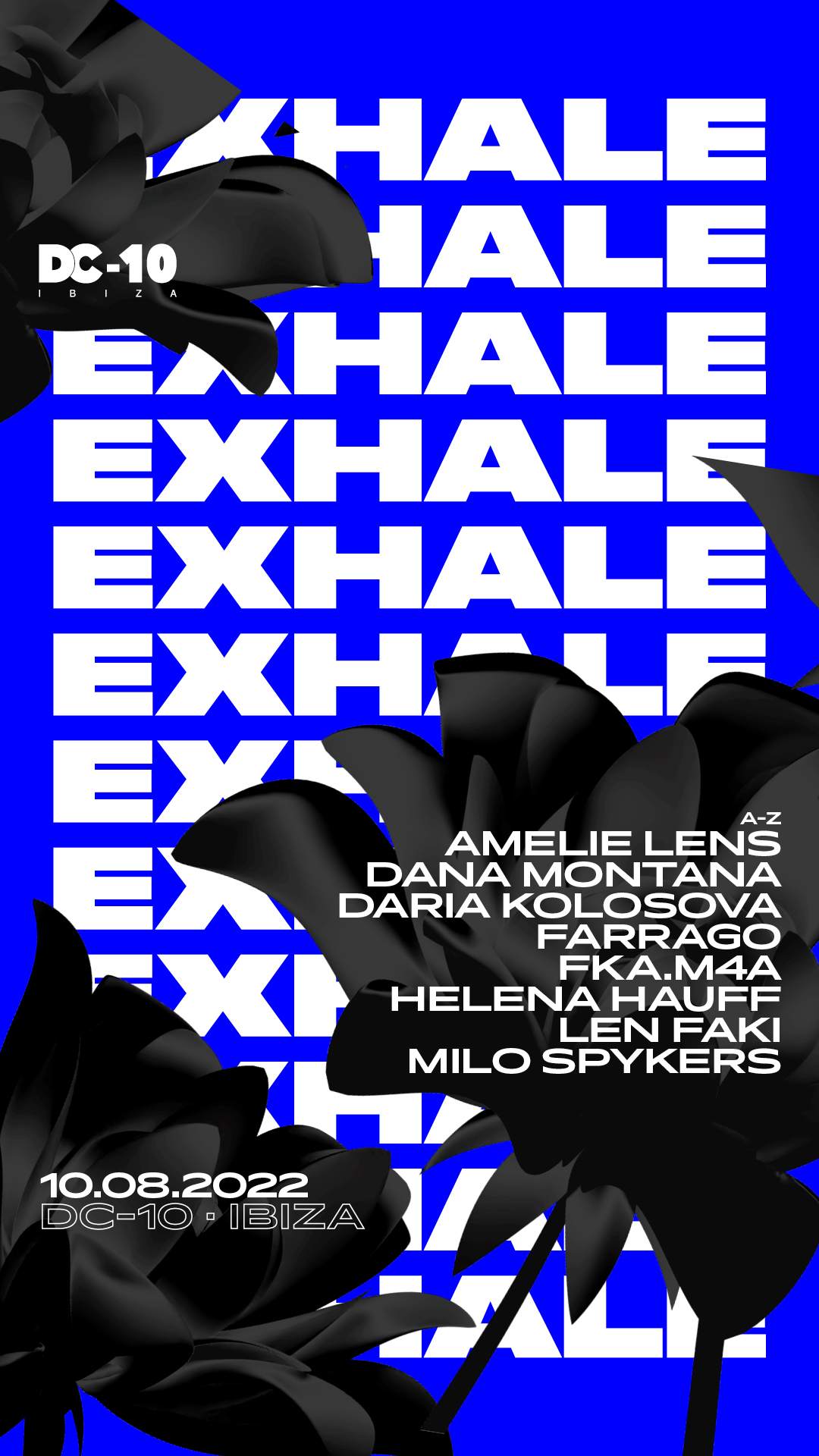 Exhale x DC10: 10 August 2022 - Página frontal
