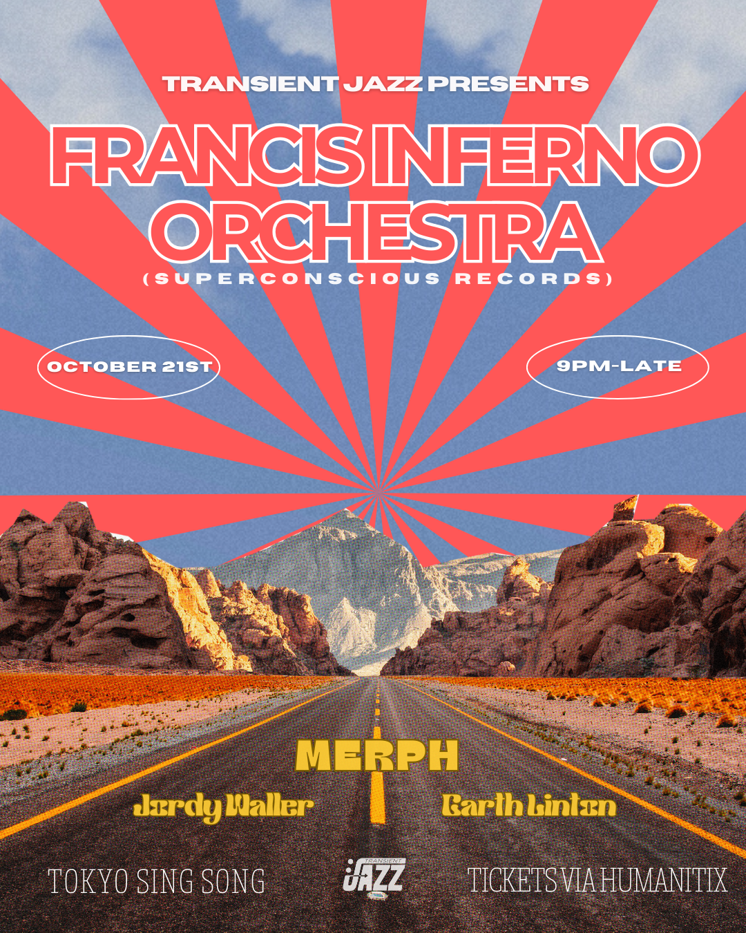 Transient Jazz presents: Francis Inferno Orchestra - Página frontal
