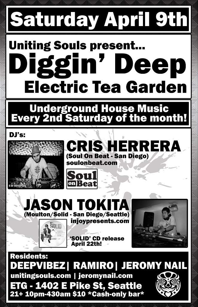 Uniting Souls present: Digging Deep at Electric Tea Garden, Seattle