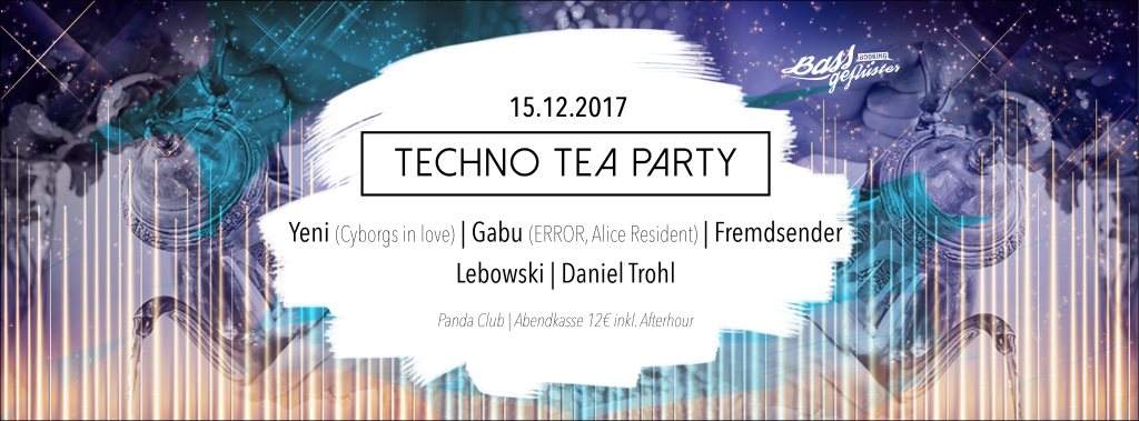 Techno Tea Party / Panda Club - フライヤー表