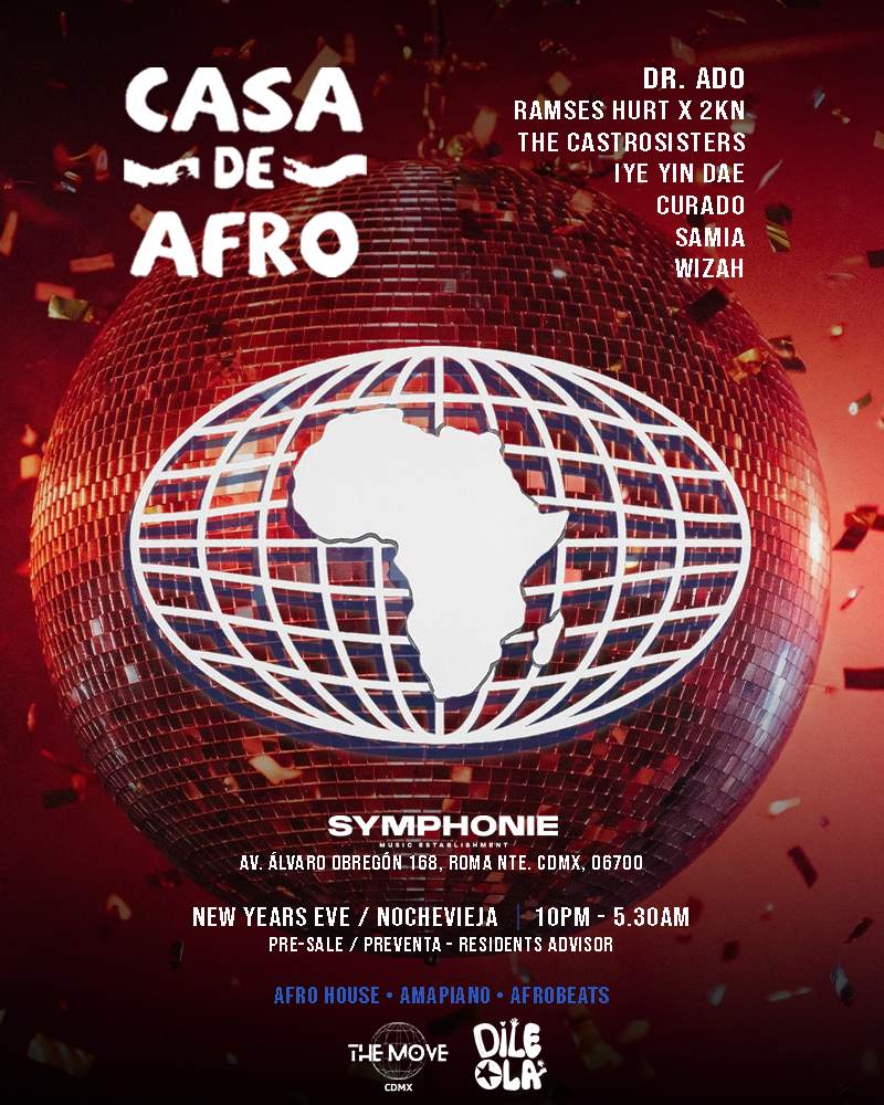 Casa De Afro - New Years Eve / Nochevieja at Symphonie, Mexico City, image size:800x1000