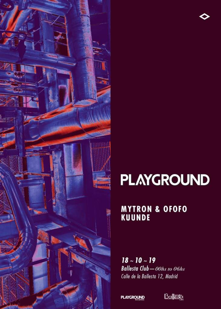 Playground -7th Anniversary- with Mytron & Ofofo + Kuunde - フライヤー裏