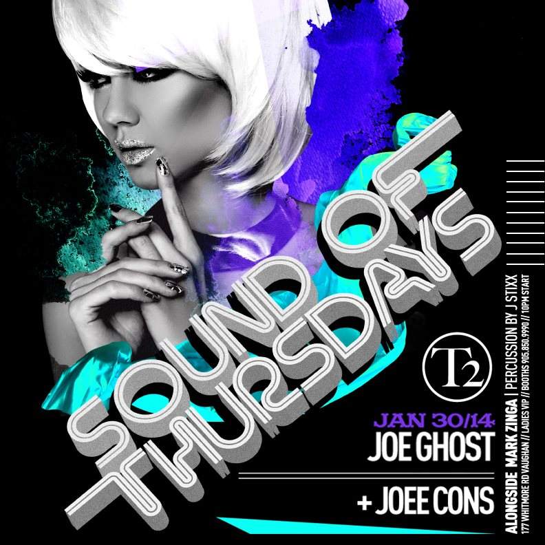 Sound Of Thursdays with Joe Ghost, Joee Cons - フライヤー表