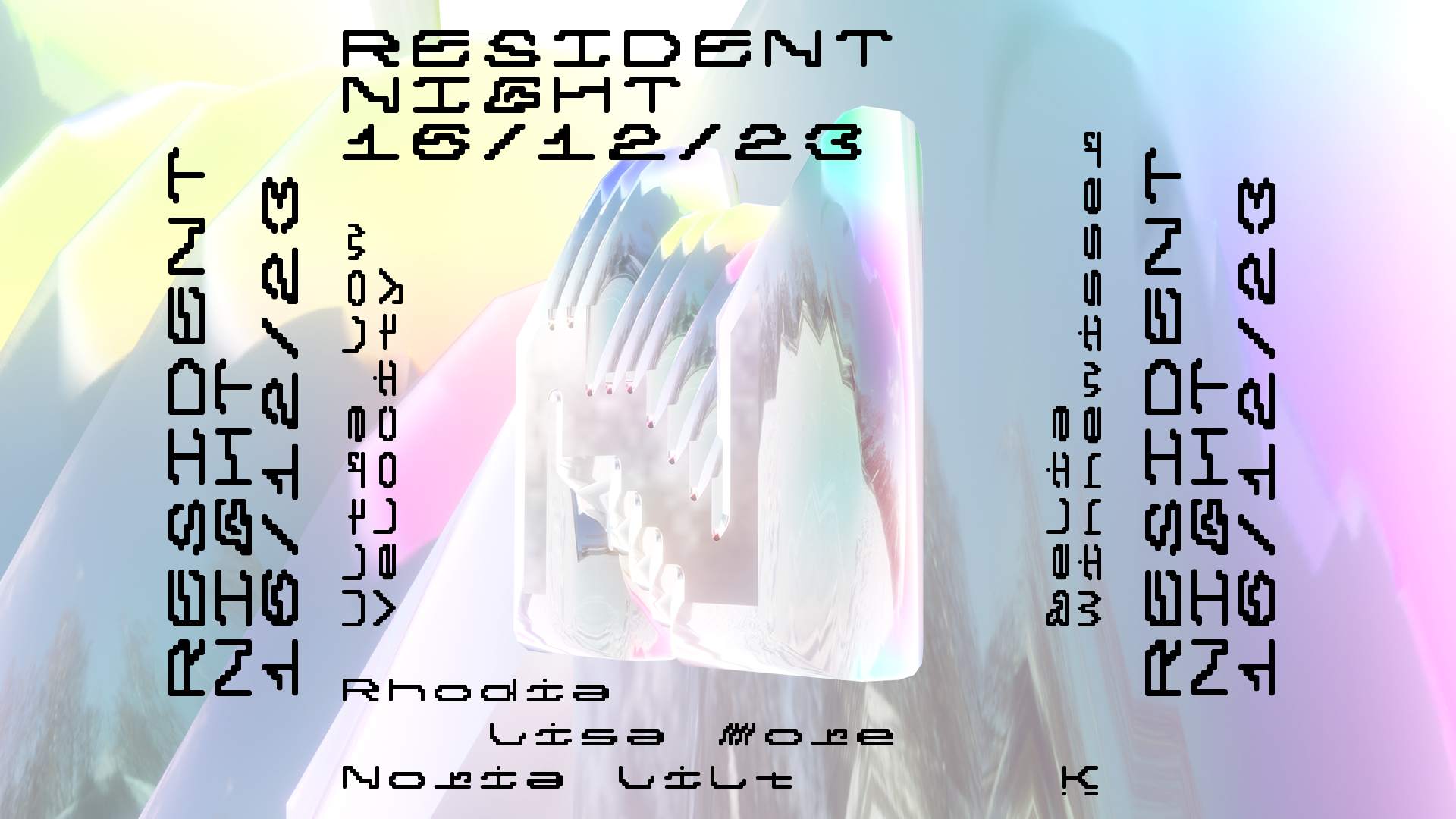 Resident Night w. Ultralow Velocity, Lisa More & KPTL Residents - Página frontal