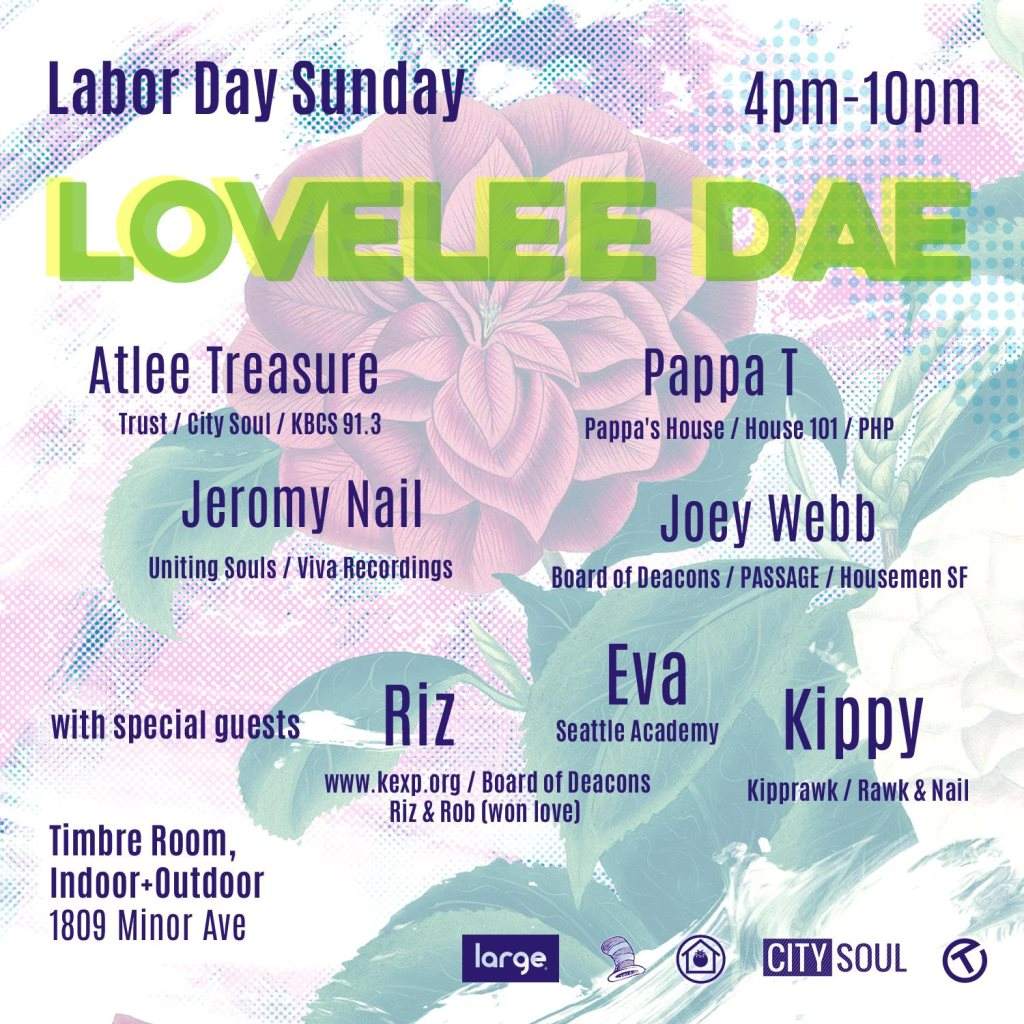 Lovelee Dae presents '410' Labor Day Sunday - Página frontal