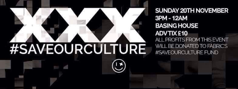 XXX presents: #Saveourculture - Página frontal