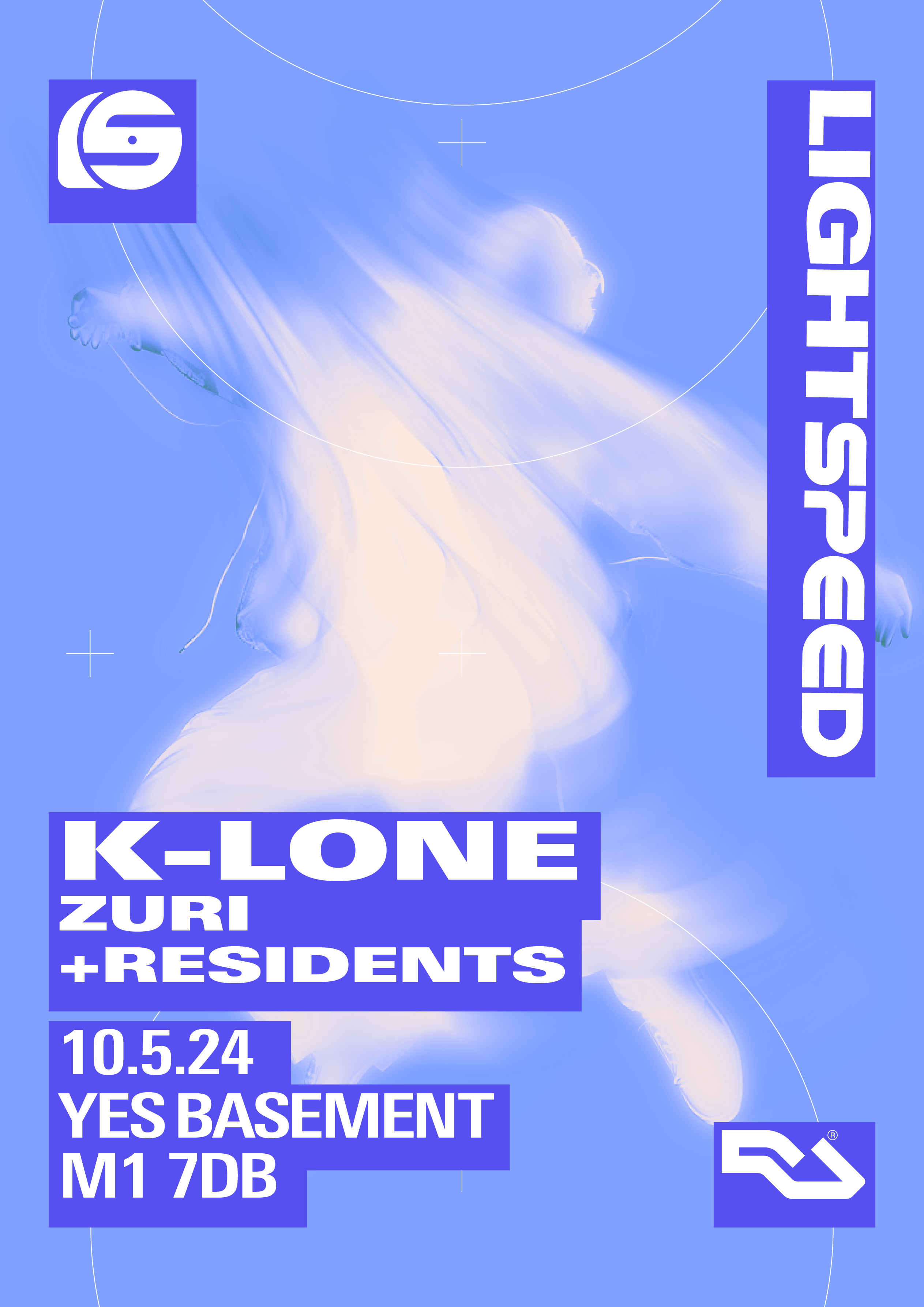 LIGHTSPEED presents K-LONE, Zuri and residents - フライヤー表