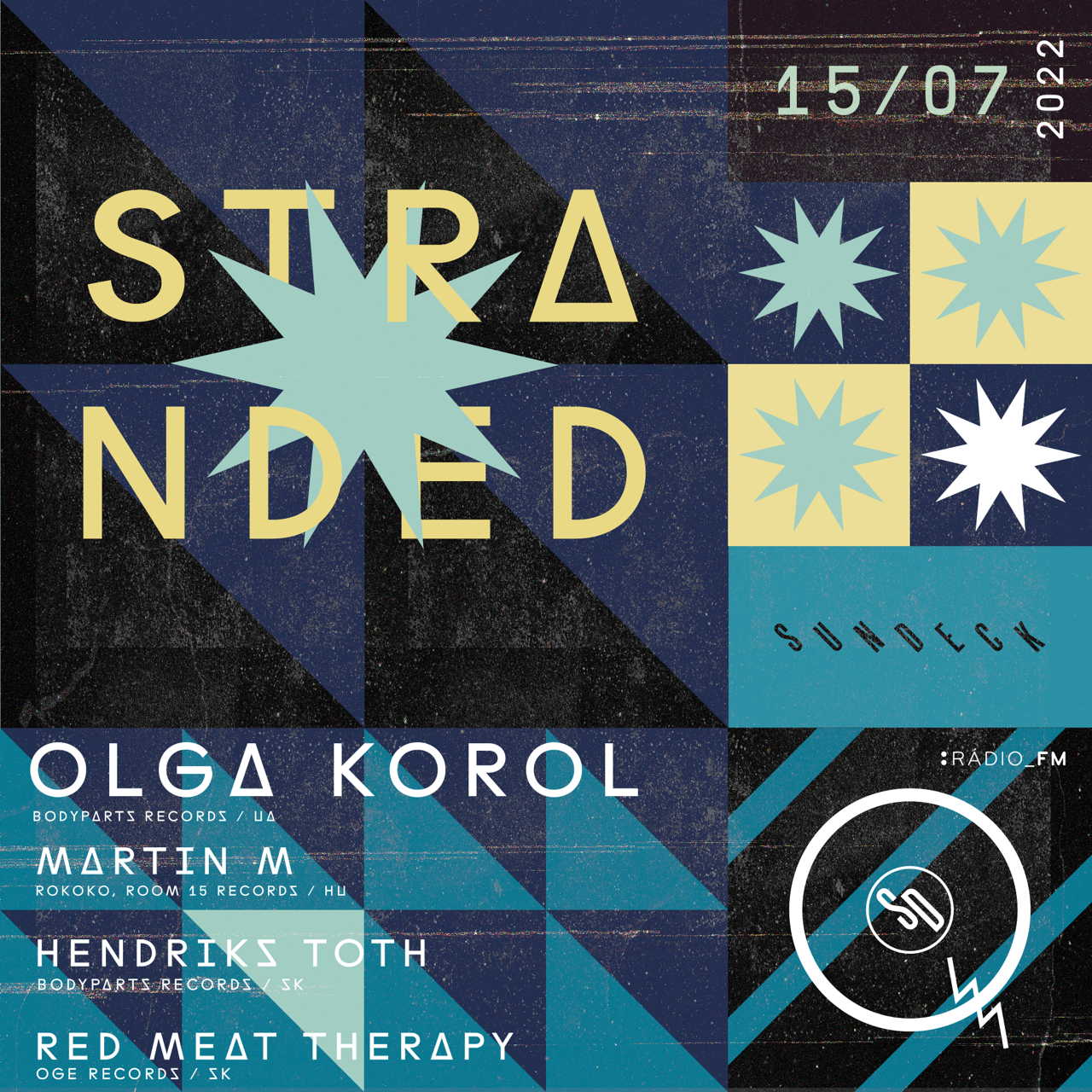 STRANDED with Olga Korol (UA) - フライヤー裏