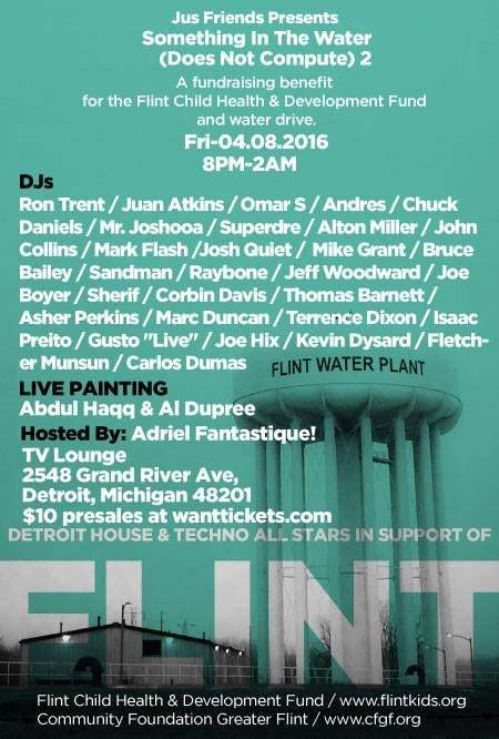 House and Techno All-Stars for Flint - Página frontal