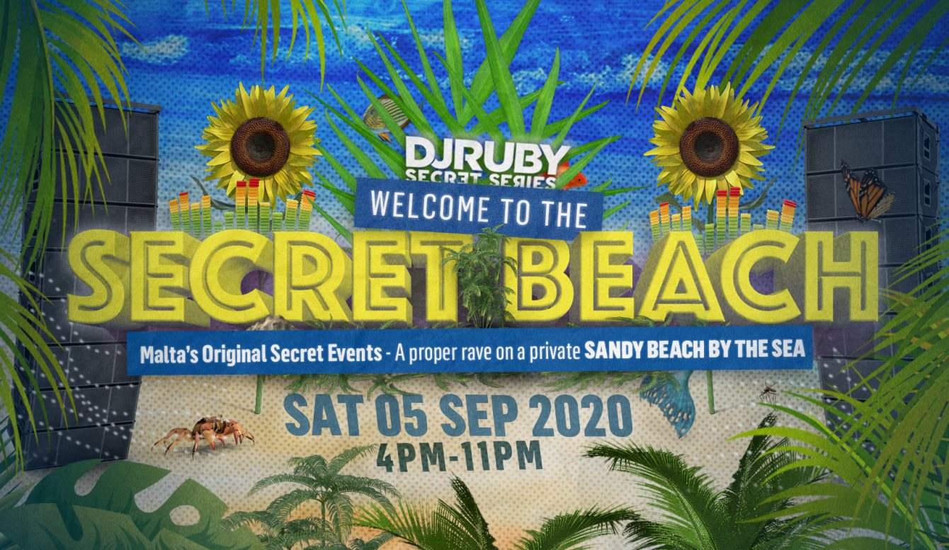 DJ Ruby Secret Series: The Secret Beach - Página frontal