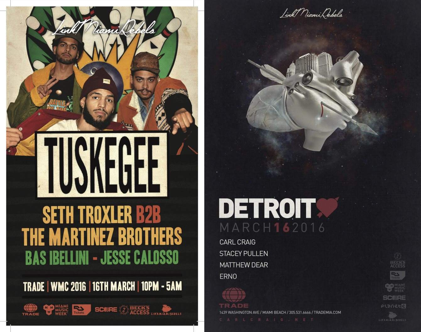 Tuskegee + Detroit Love by Link Miami Rebels - Página frontal