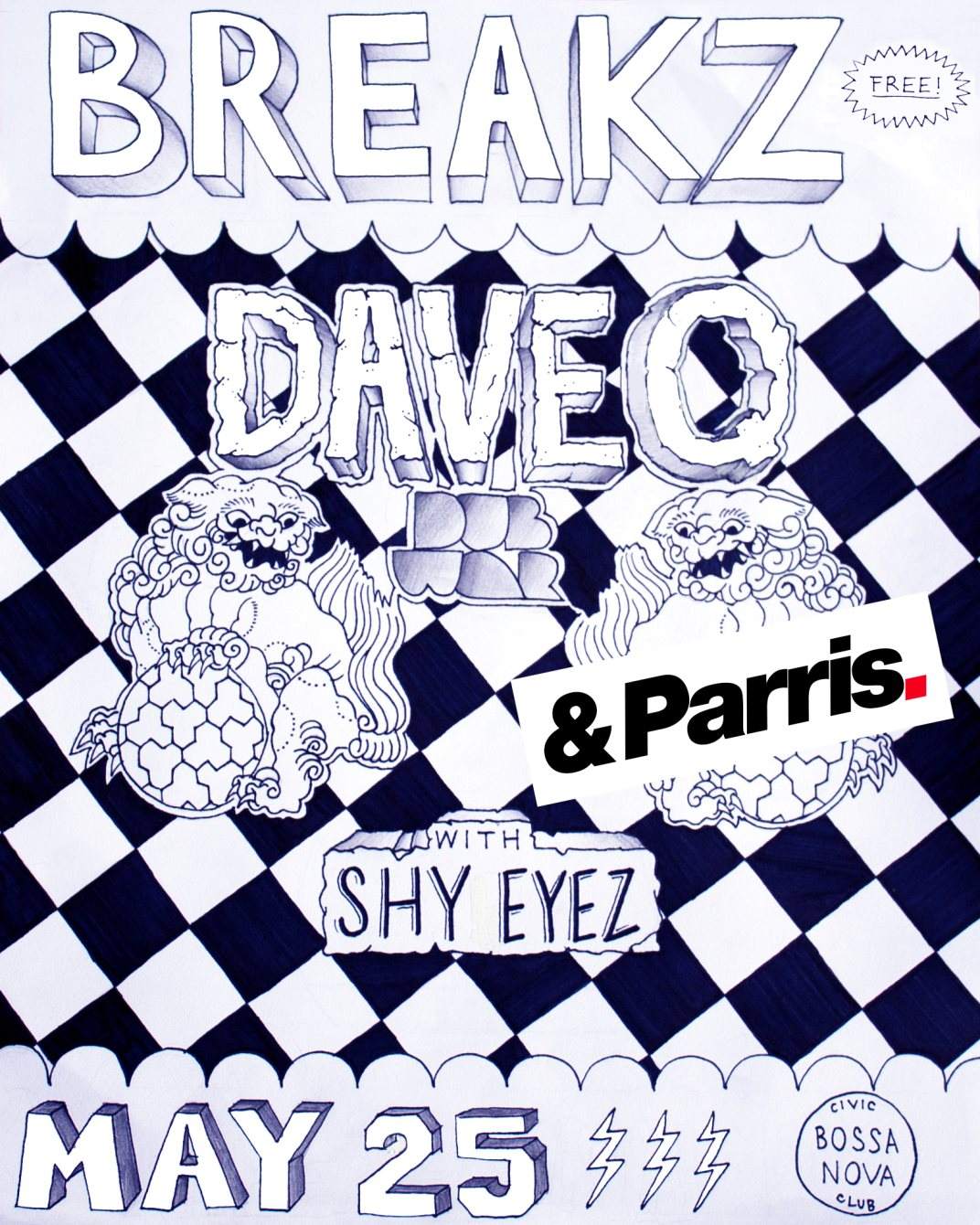 Breakz: Dave Q + Parris - Página frontal