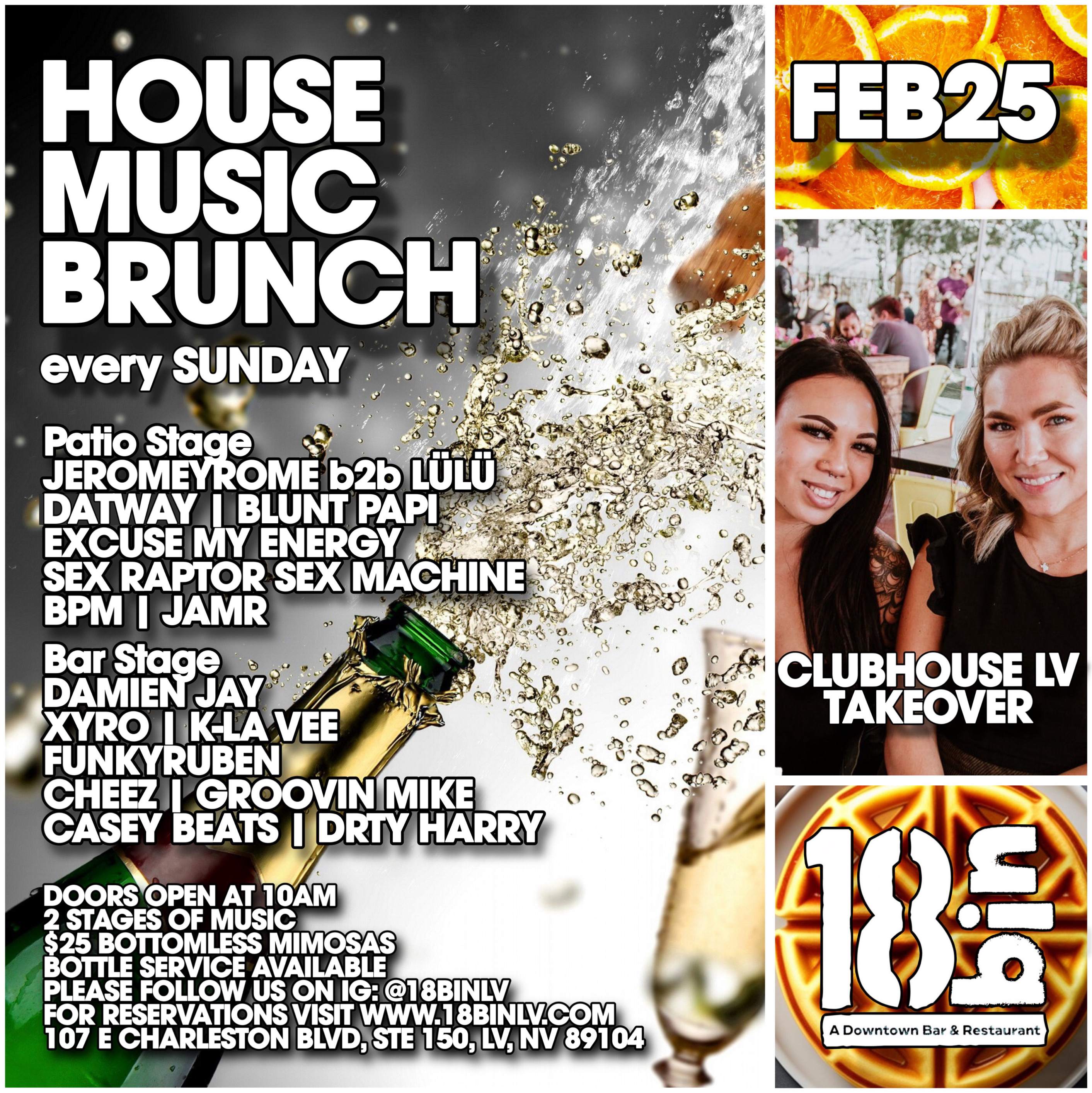 HOUSE MUSIC BRUNCH Las Vegas Arts District at 18 Bin, Las Vegas