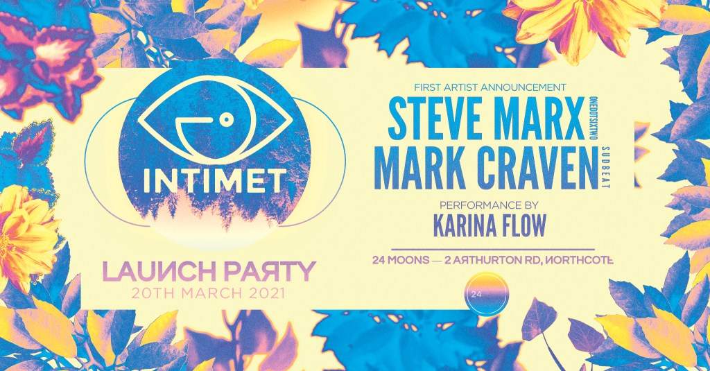 Steve Marx & Mark Craven - Intimet Launch  - フライヤー表