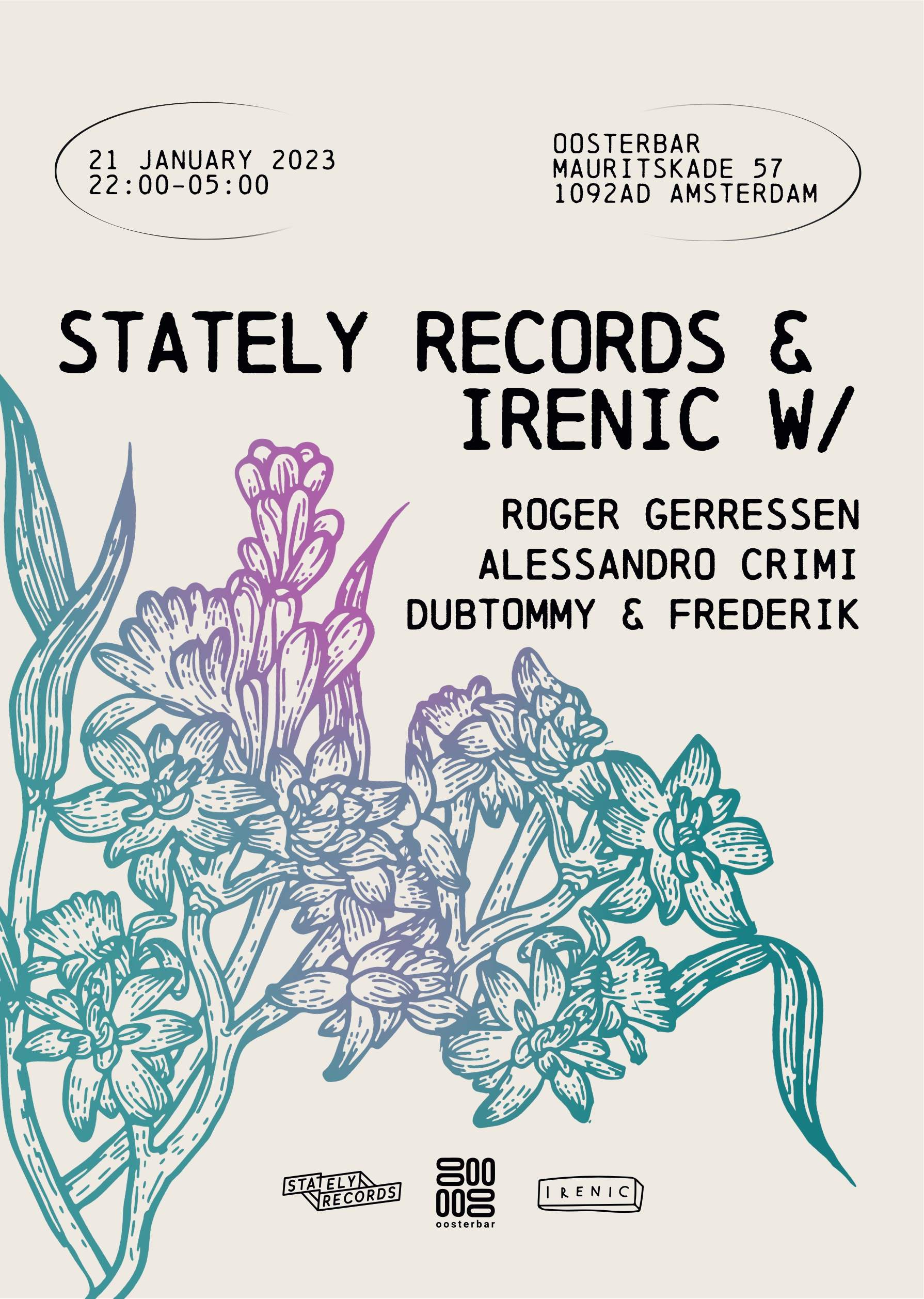 Stately x Irenic with Roger Gerressen & Alessandro Crimi - Página frontal