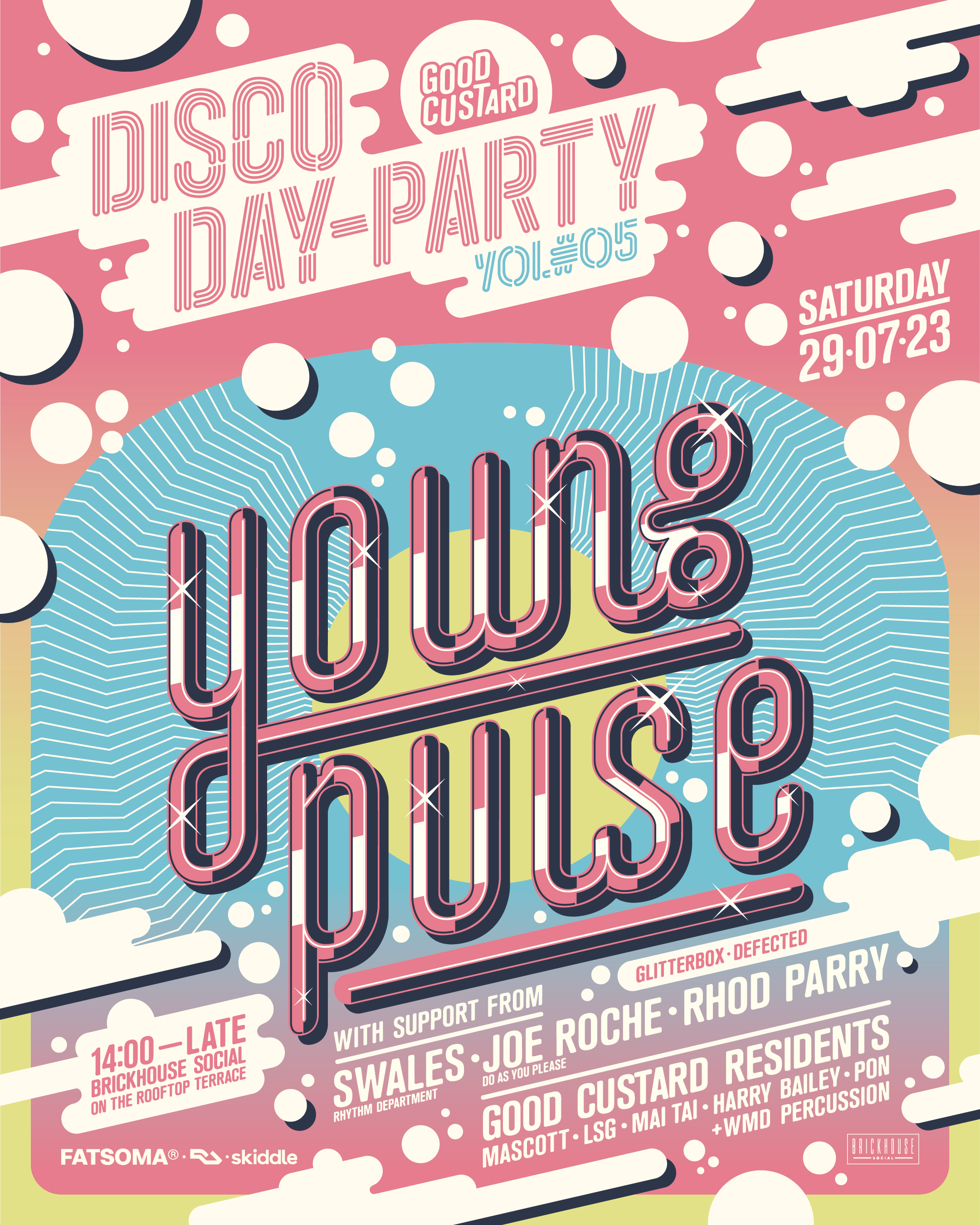 Disco Day Party x Young Pulse - フライヤー表