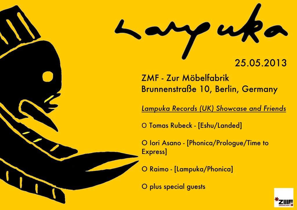 Lampuka Records Showcase and Friends - フライヤー表