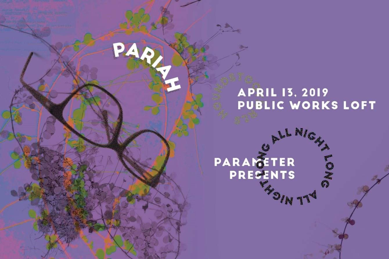 Parameter with Pariah (All Night Long) - フライヤー表