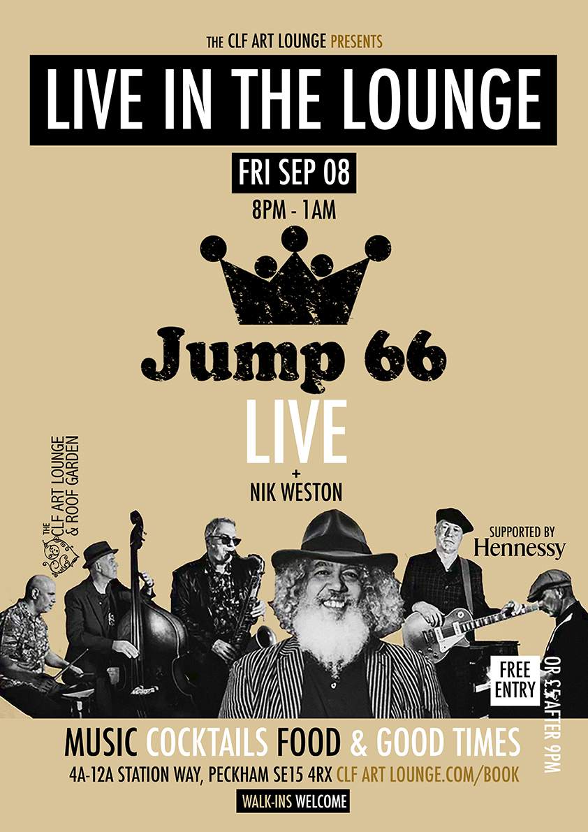 Jump 66 - Live In The Lounge + DJ Nik Weston - フライヤー裏