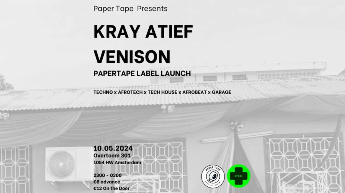 Paper Tape Label Launch - Página frontal