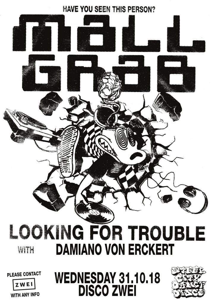 Mall Grab 'Looking For Trouble' Tour with Damiano von Erckert - Página frontal