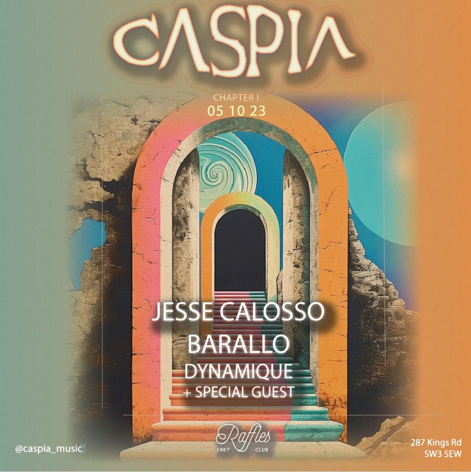 CASPIA presents: Jesse Calosso - Página frontal