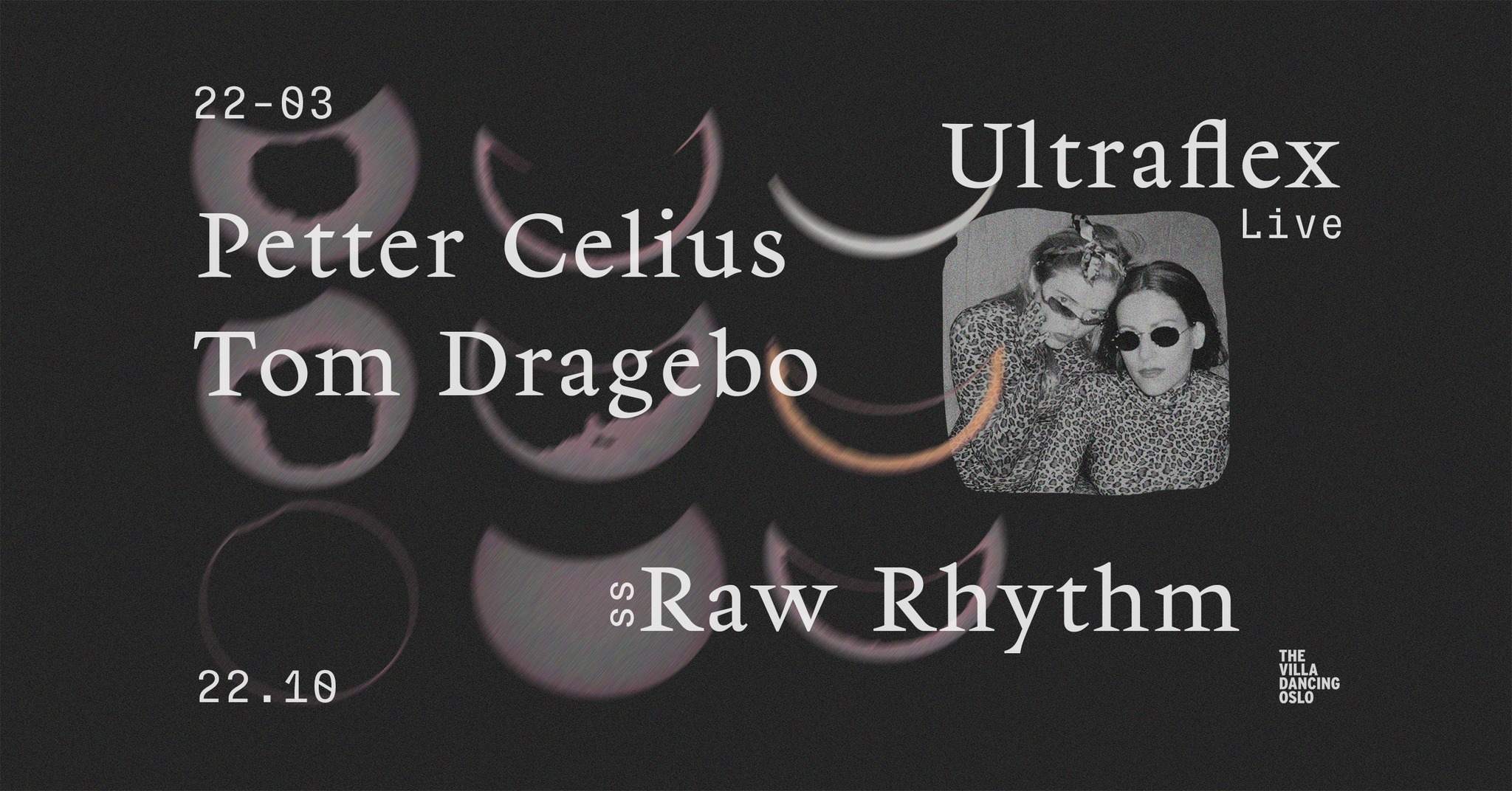 Ultraflex Live / Tom Dragebo / Petter Celius // SS: Raw Rhythm - Página frontal