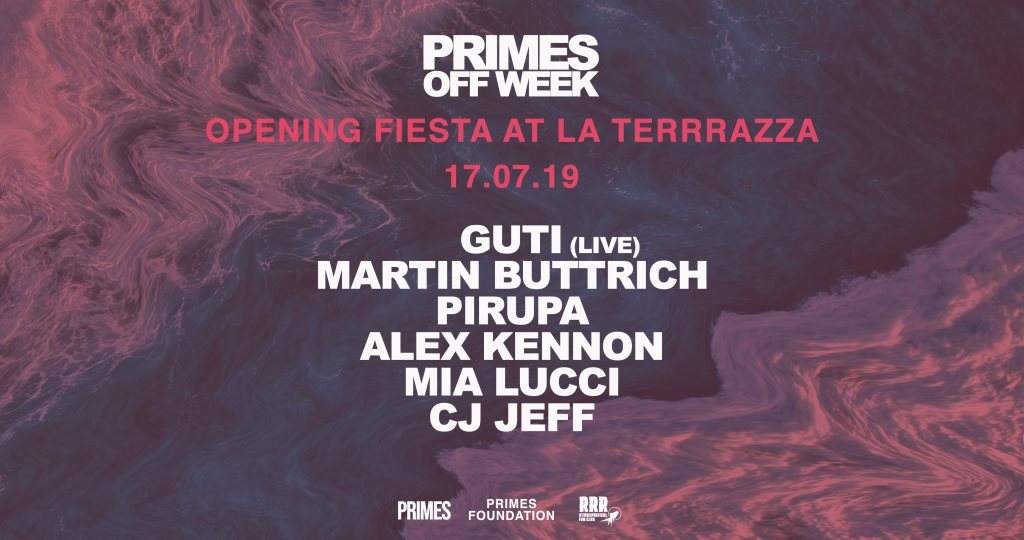 Primes Offweek Opening Fiesta - フライヤー表