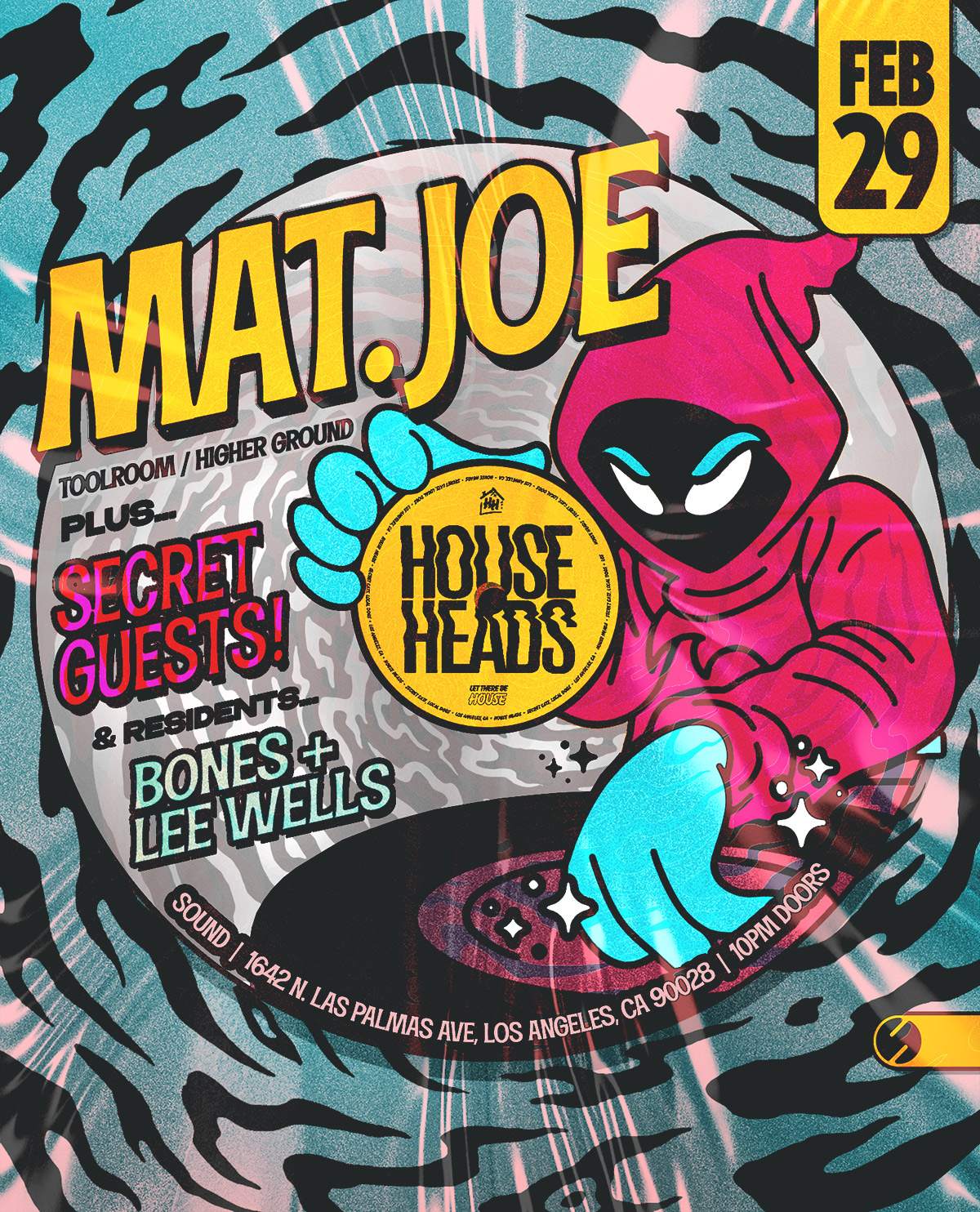 House Heads feat. Mat.Joe (Toolroom / Higher Ground) - フライヤー表