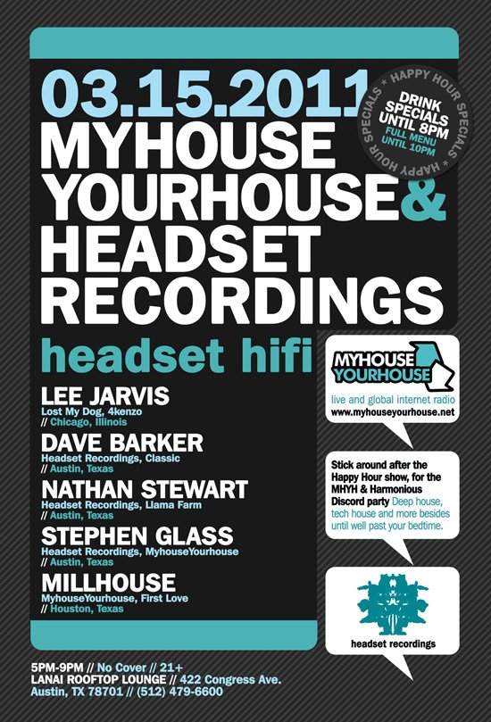 Myhouseyourhouse and Headset Recordings present... Headset Hifi - Página frontal