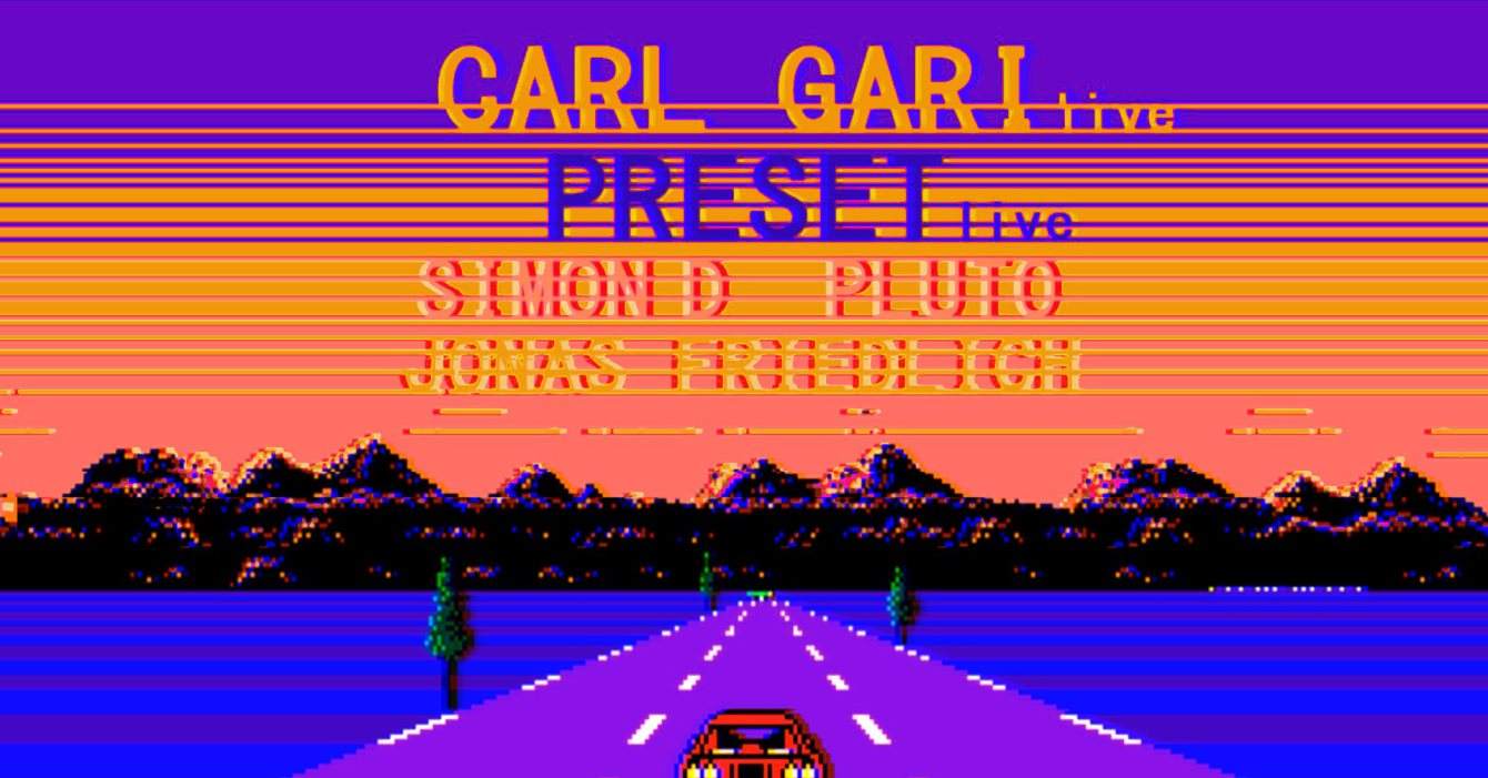 Carl Gari & Preset Live - Página frontal