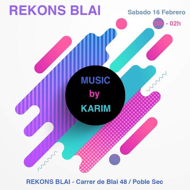 Rekons Blai / DJ Session - フライヤー表