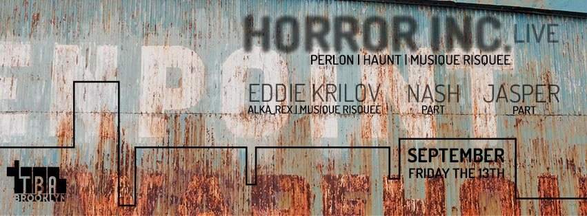 Akufen presents Horror Inc. (Live) - Página frontal