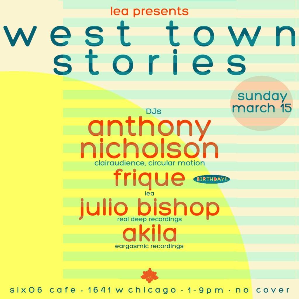 West Town Stories: A Birthday Gathering - フライヤー表