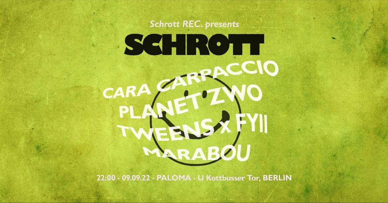 Schrott Rec. presents: SCHROTT - Página frontal