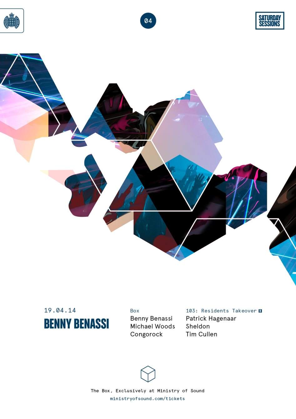 Saturday Sessions: Benny Benassi - フライヤー表