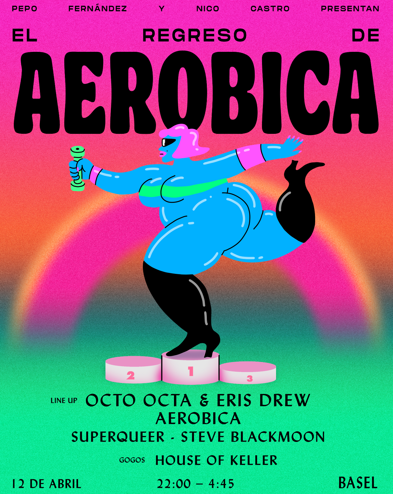 Aerobica presenta: Octo Octa & Eris Drew - Página frontal