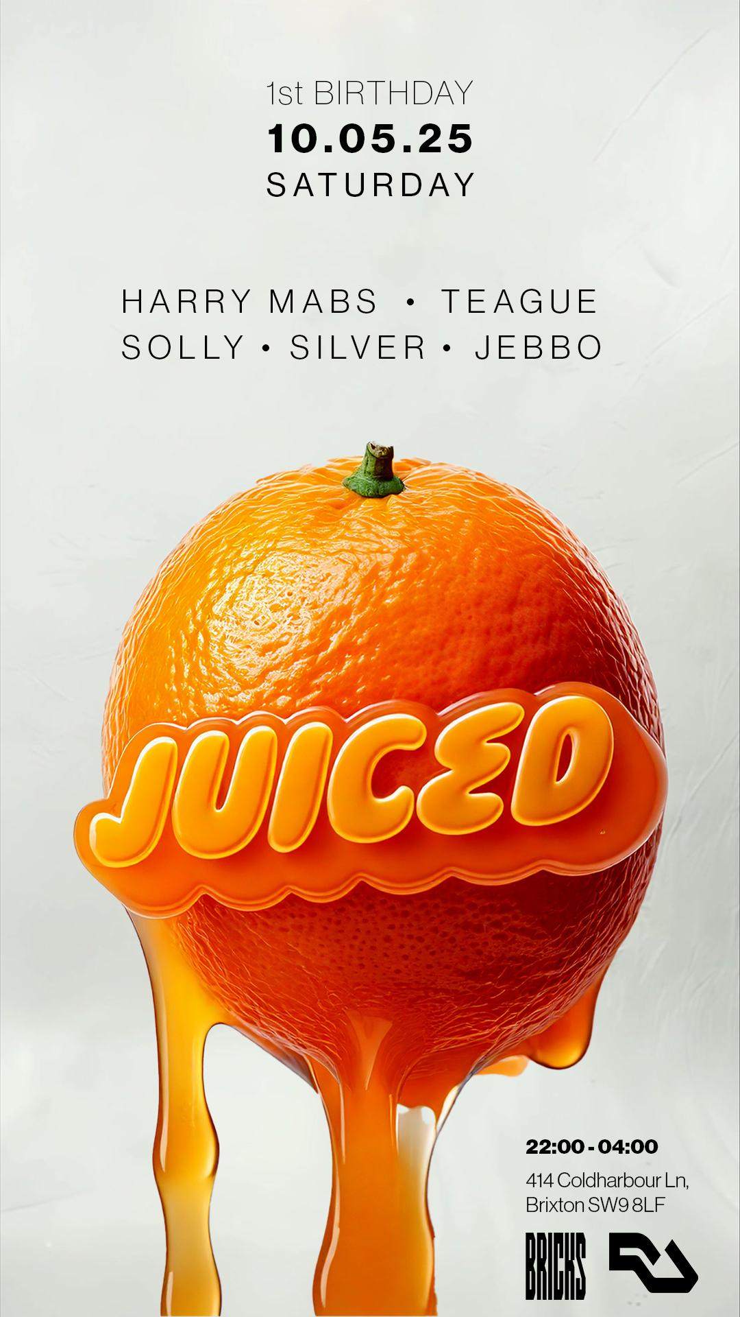 JUICED at Bricks, London