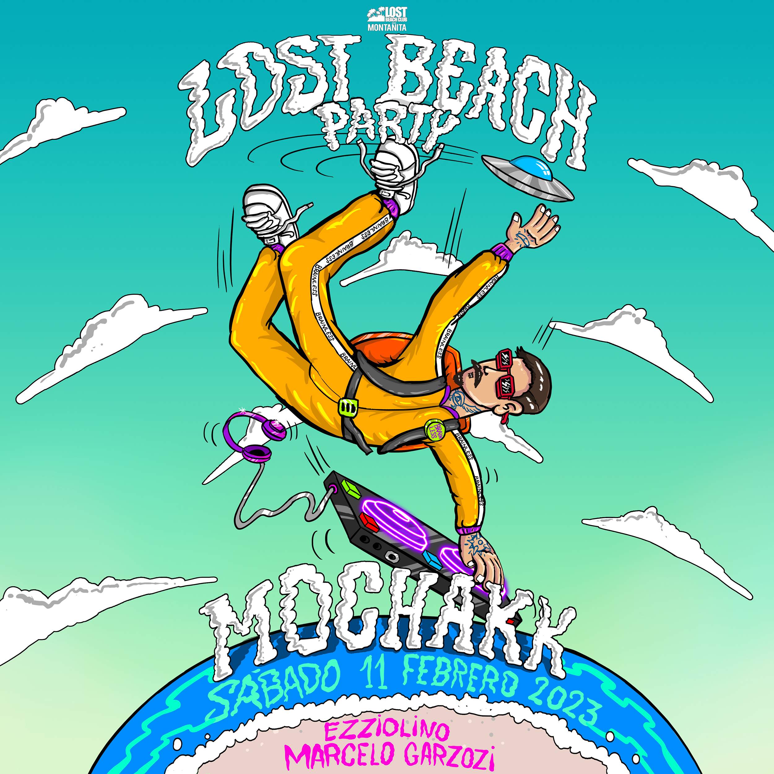 Lost Beach Party feat. Mochakk - Página frontal