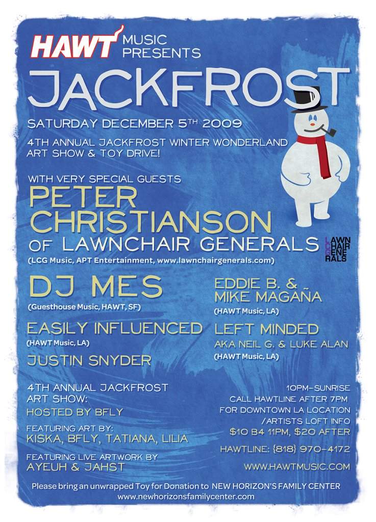 4th Annual Jackfrost - フライヤー裏