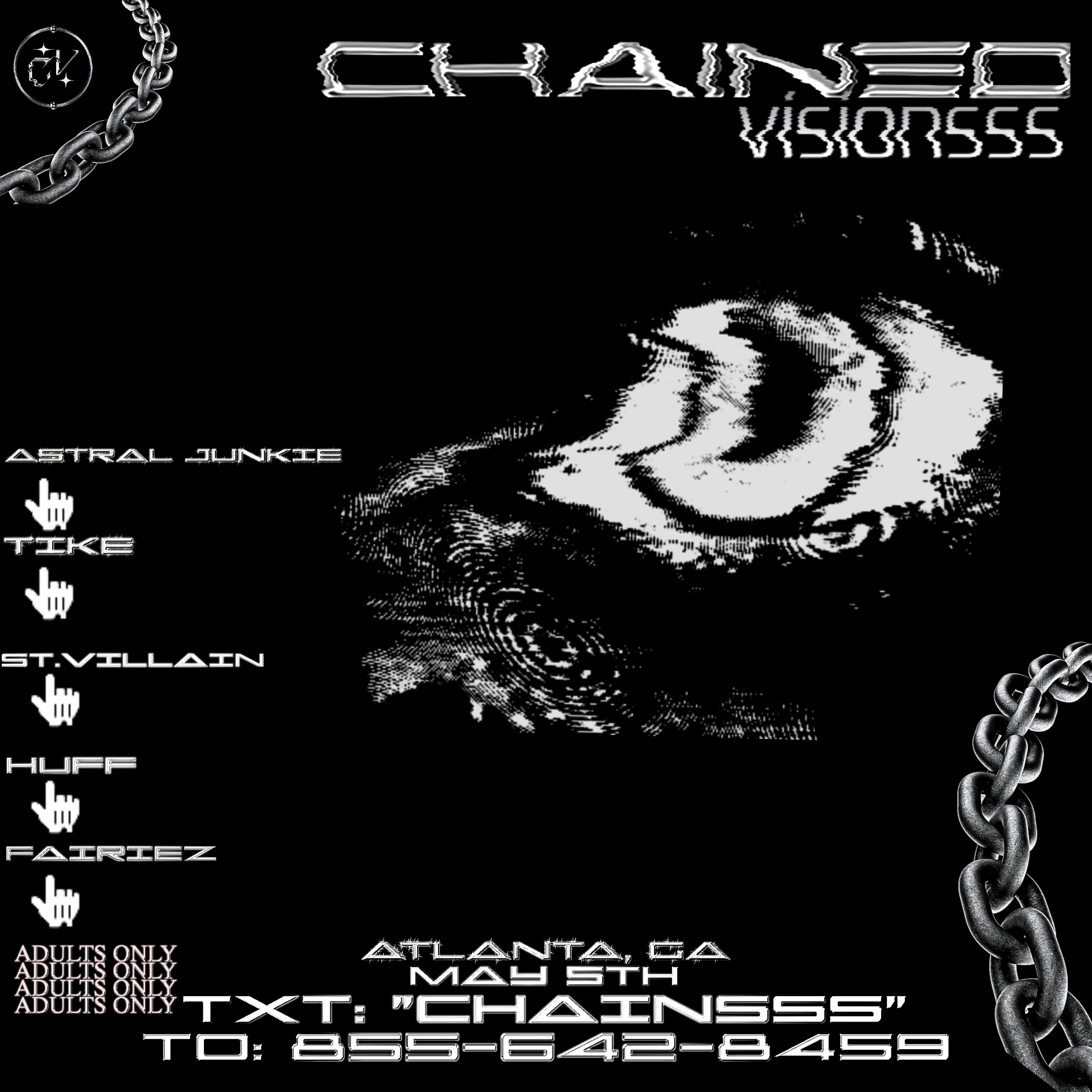chained visionsss - フライヤー表