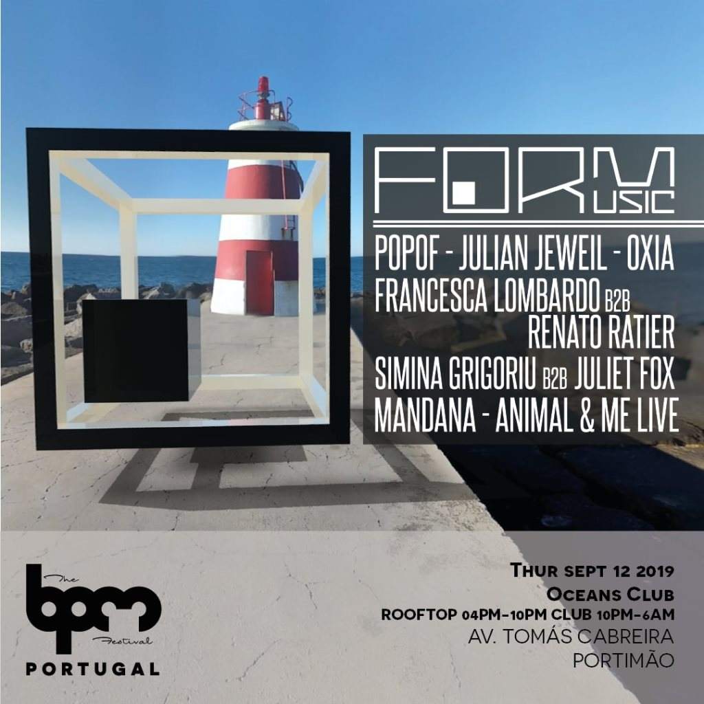 BPM Festival 2019: Form Music - フライヤー表