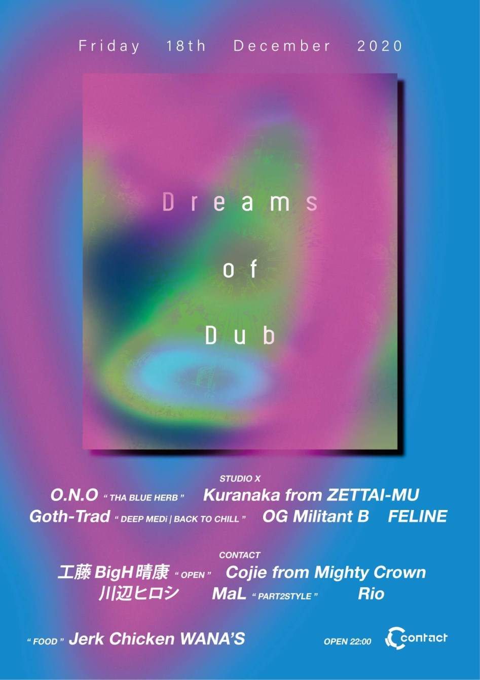 Dreams of Dub - フライヤー表