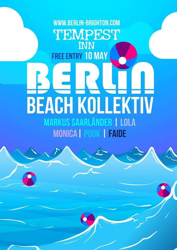 Berlin Beach Kollektiv Opening Party - フライヤー表