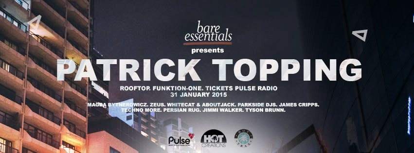 Bare Essentials presents Patrick Topping - Página frontal