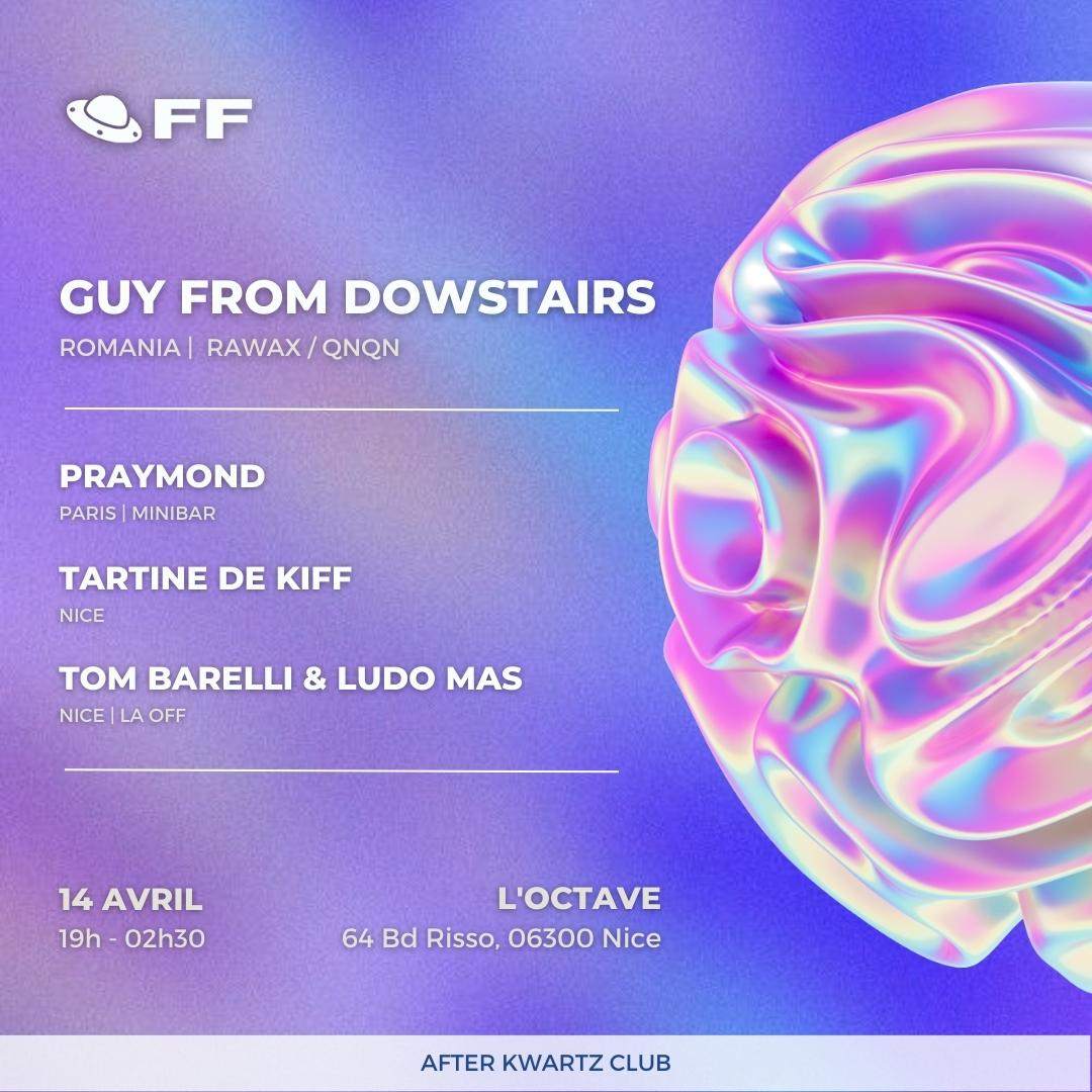 LA OFF x L'octave with Guy From Downstair, Praymond & Friends - フライヤー表