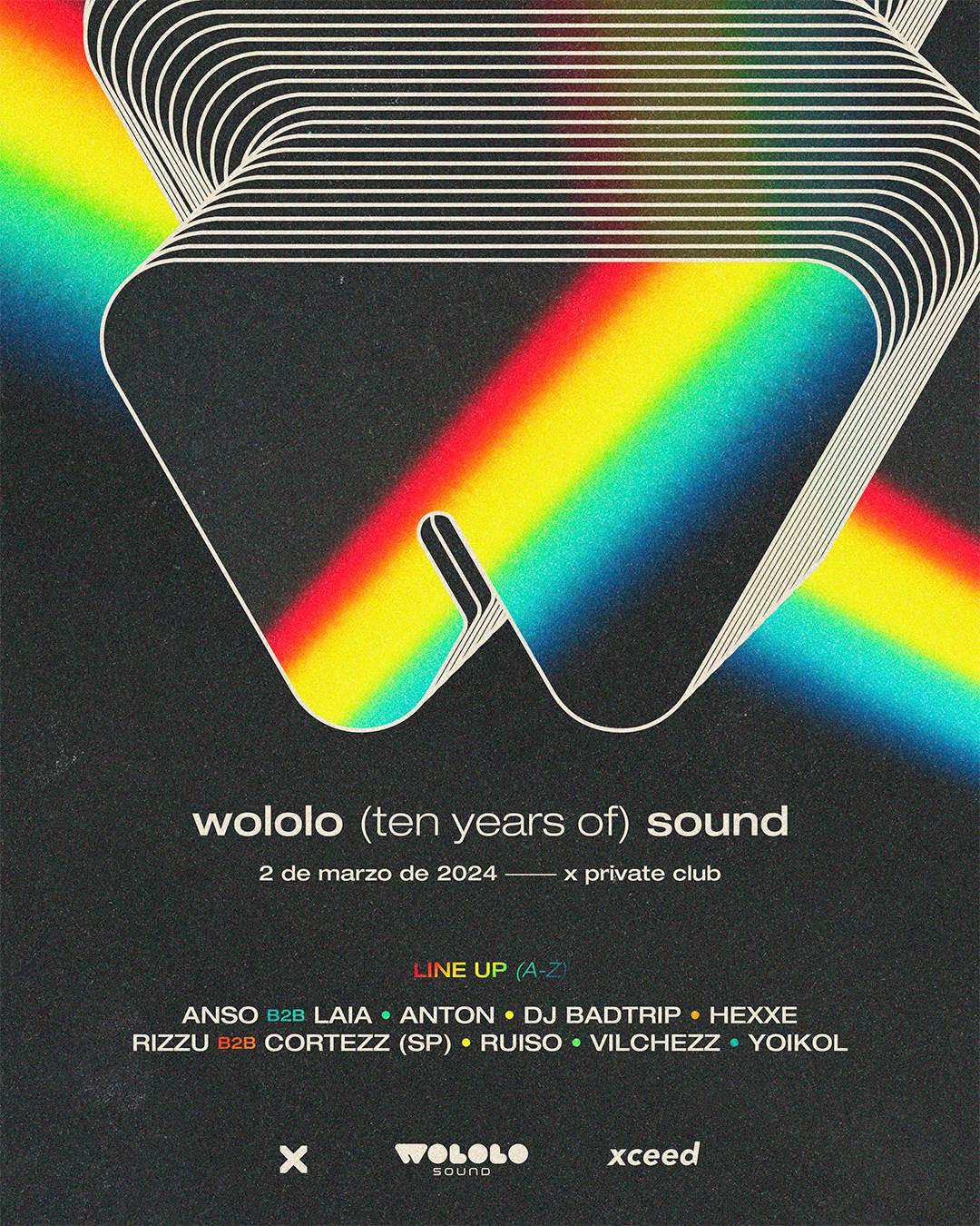 Wololo (ten years of) Sound - フライヤー表