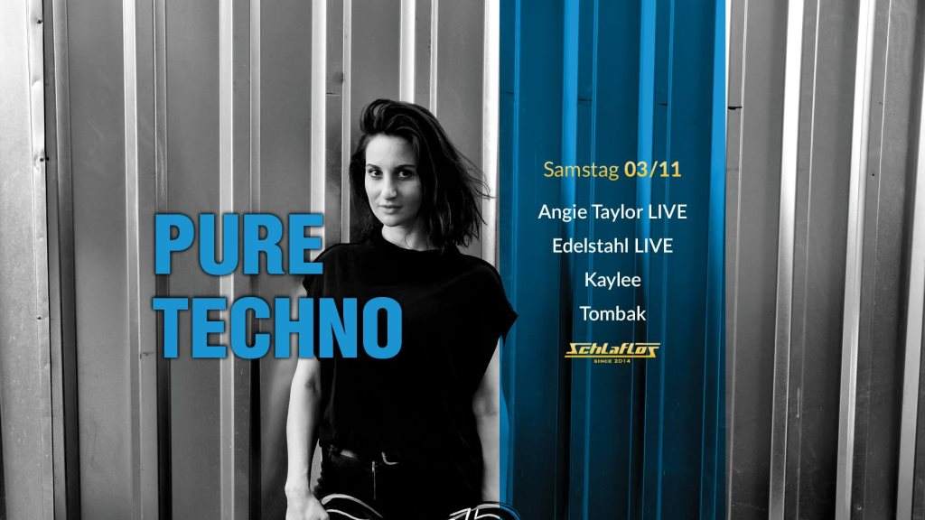 Pure Techno with Angie Taylor Live - Página frontal