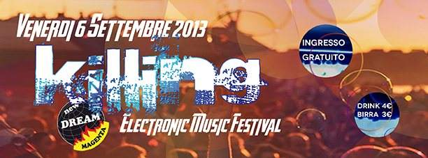 KMF 2013 - Killing Electronic Music Festival - Página frontal